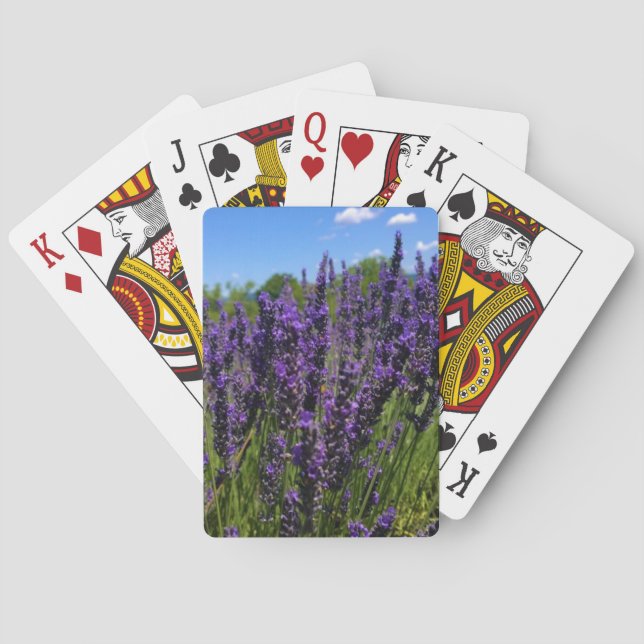 Lavender Farm Playing Cards (Back)