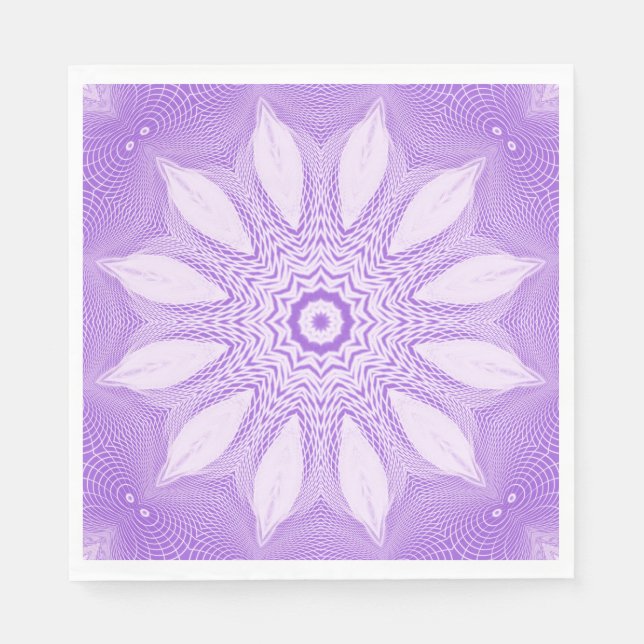 Lavender Faux Tulle Design Napkin (Front)