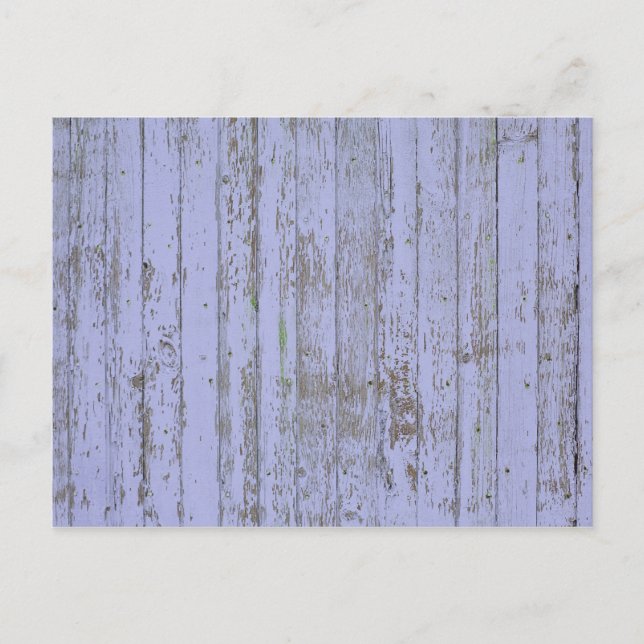Lavender Faux Wood Texture Postcard (Front)