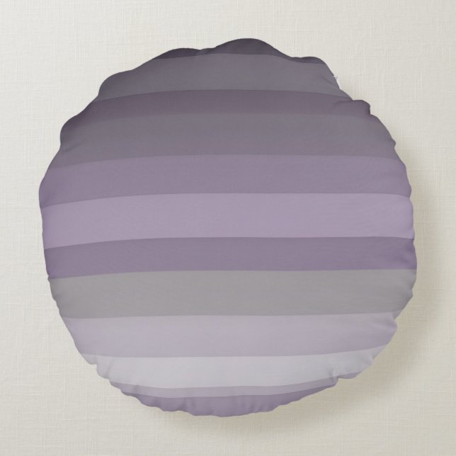 Lavender Field AI art  Round Cushion (Back)