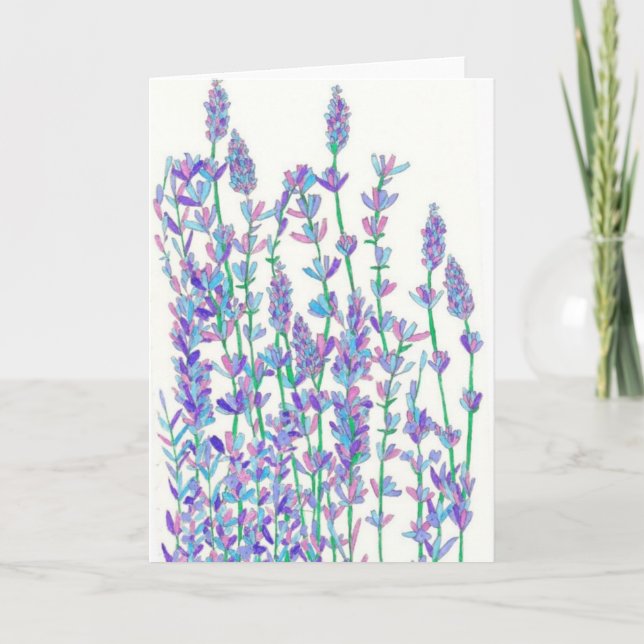 Lavender Field Card (Front)