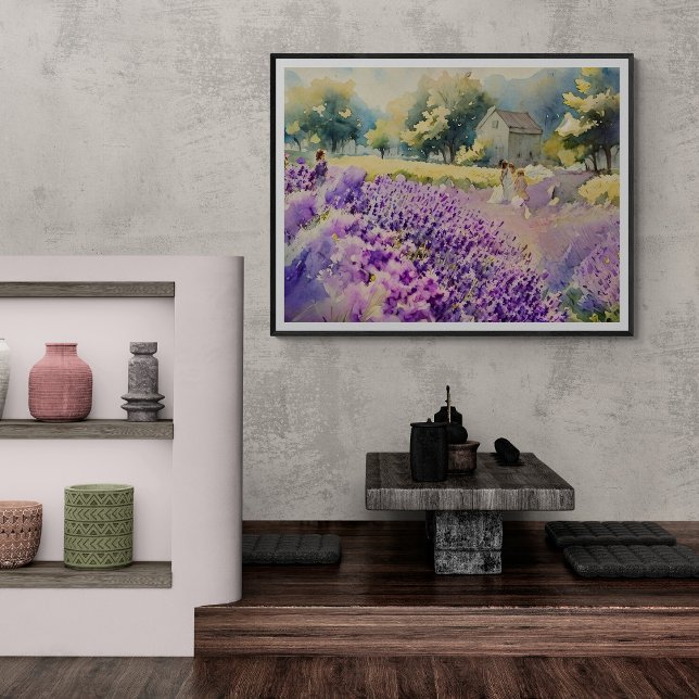 Lavender Field Serenity Photo Print (Creator Uploaded)