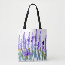 Lavender Field Tote Bag