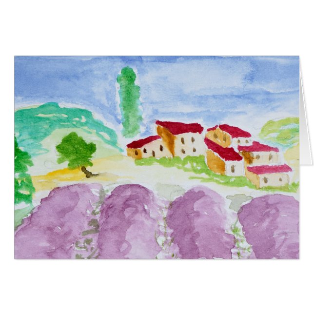 Lavender Fields Abbaye de Senanque | Provence (Front Horizontal)