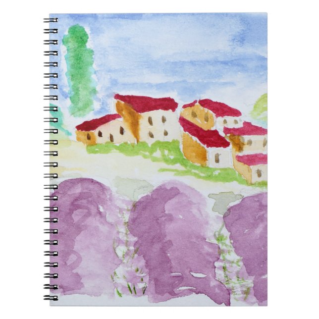 Lavender Fields Abbaye de Senanque | Provence Notebook (Front)