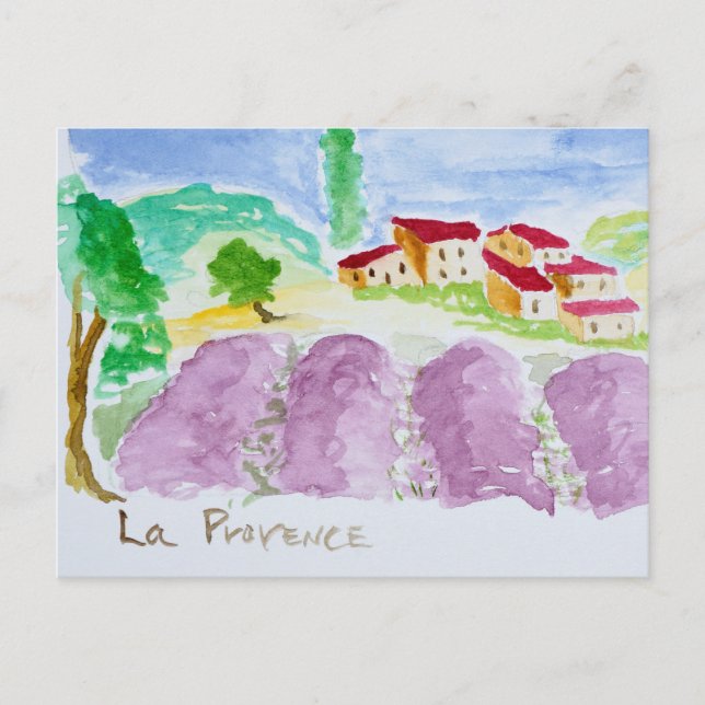 Lavender Fields Abbaye de Senanque | Provence Postcard (Front)