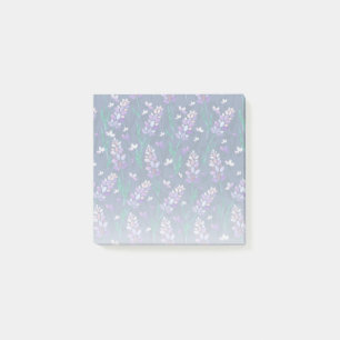 Lavender Fields Pattern in Purple Post-it Notes