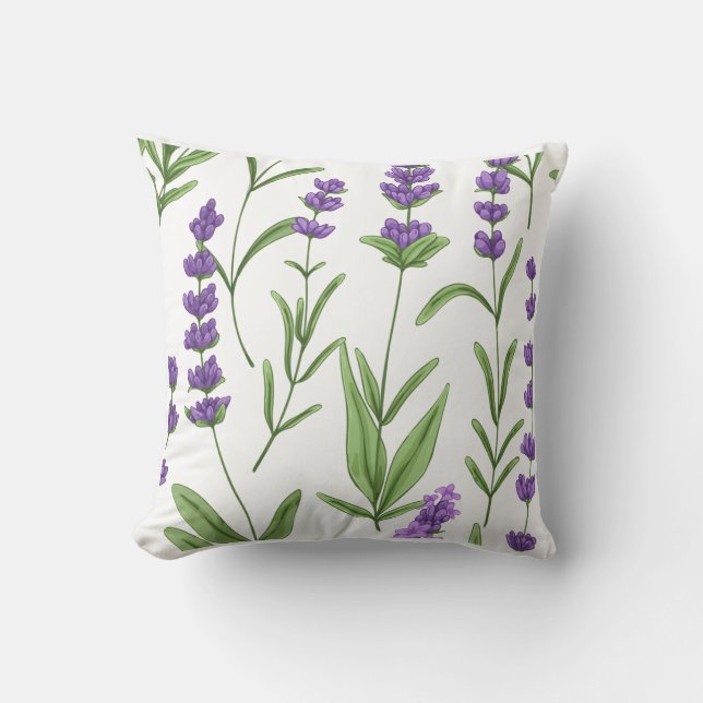 LAVENDER FIELDS PILLOW CASE (Front)
