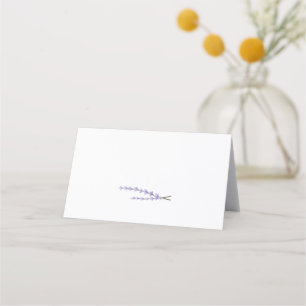 Lavender Fields Wedding Place Card