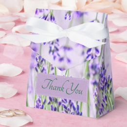 Lavender Fields Wedding Tent Favour Box