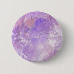 Lavender Floral 6 Cm Round Badge