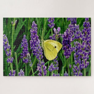 Lavender Floral Garden w/Butterfly 1014 pc Puzzle
