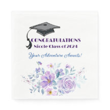Lavender Floral Graduation