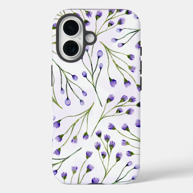  Lavender Floral iPhone / iPad case (Back)
