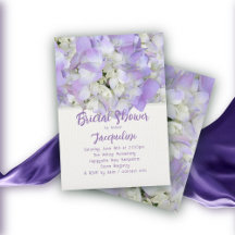 Lavender Floral Pre-Wedding Party Shower