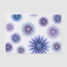 Lavender Floral Tissue Paper