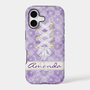 Lavender floral with ribbon