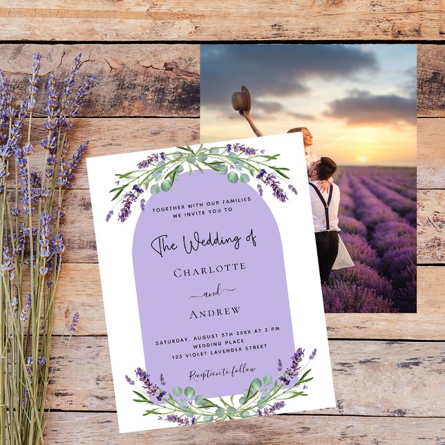 Lavender florals arch photo violet wedding (Creator Uploaded)