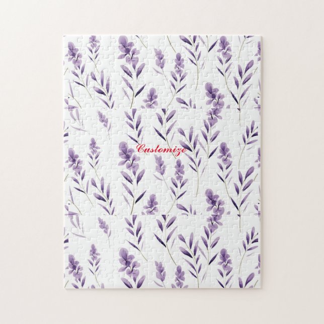 Lavender Flower Buds  Thunder_Cove  Jigsaw Puzzle (Vertical)