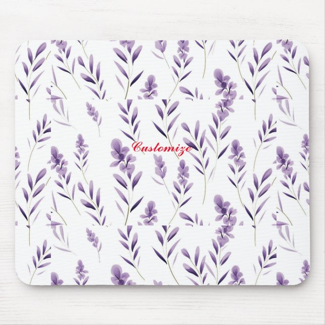 Lavender Flower Buds  Thunder_Cove  Mouse Pad (Front)