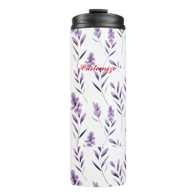 Lavender Flower Buds  Thunder_Cove  Thermal Tumbler (Front)