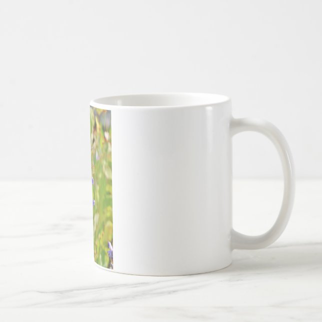 Lavender flower dragonfly coffee mug (Right)