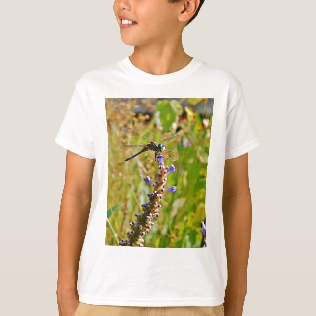 Lavender flower dragonfly T-Shirt (Front)