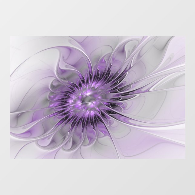 Lavender Flower Dream Modern Abstract Fractal Art (Sheet)