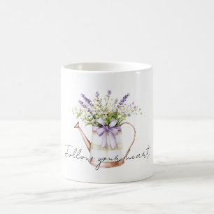 Lavender Flowers Bow Coffee Mug