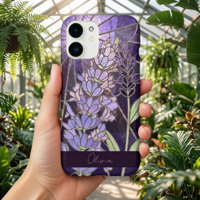 Lavender Flowers Faux Stained Glass Effect (Creator Uploaded)