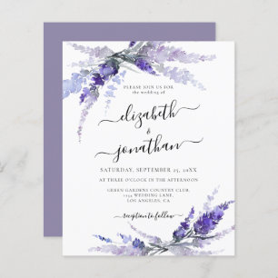 Lavender Flowers Floral Lilac Budget Boho Wedding