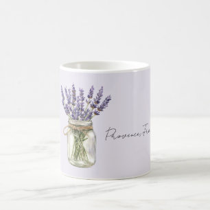 Lavender Flowers Jar Provence, France Coffee Mug