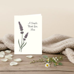 Lavender flowers Mother’s Day Card