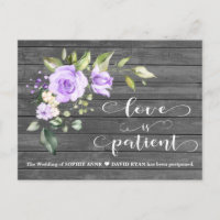 Lavender Flowers Old Barn Wedding Postponed