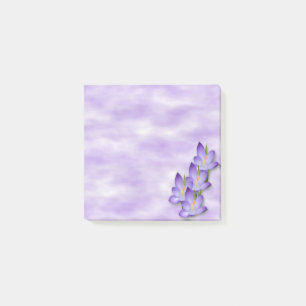 Lavender Flowers Post-it Notes