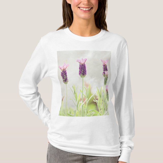 Lavender Flowers T-Shirt (Front)