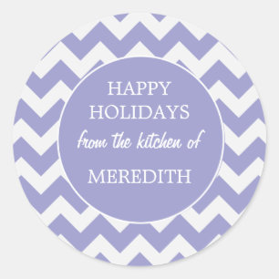 Lavender From the Kitchen Of Baking Classic Round Sticker