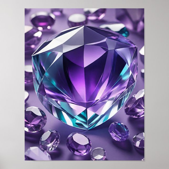 Lavender Gemstone Poster (Front)
