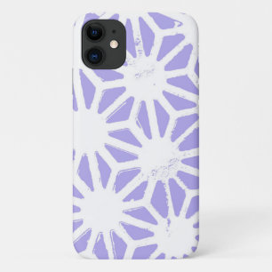 Lavender geometric pattern iPhone 11 case