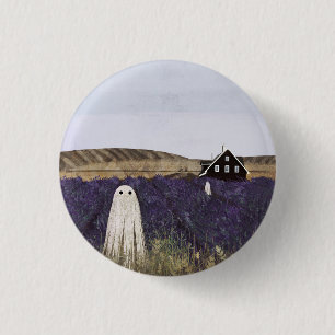 Lavender Ghost 3 Cm Round Badge