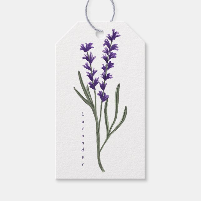 Lavender Gift Tag (Front)