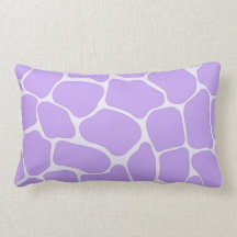 Lavender Giraffe Print American MoJo Pillows