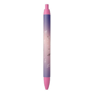 Lavender Glow Musical Notes Pen