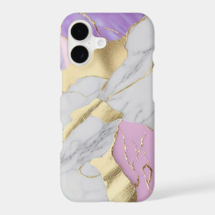 Lavender & Gold Marble Luxe