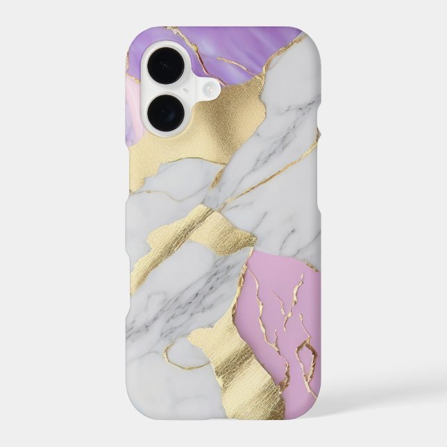 Lavender & Gold Marble Luxe (Back)