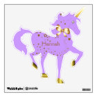 Lavender & Gold Starlite Unicorn Wall Decal