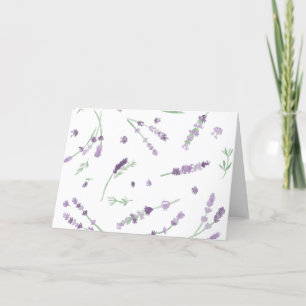 Lavender Greeting Card