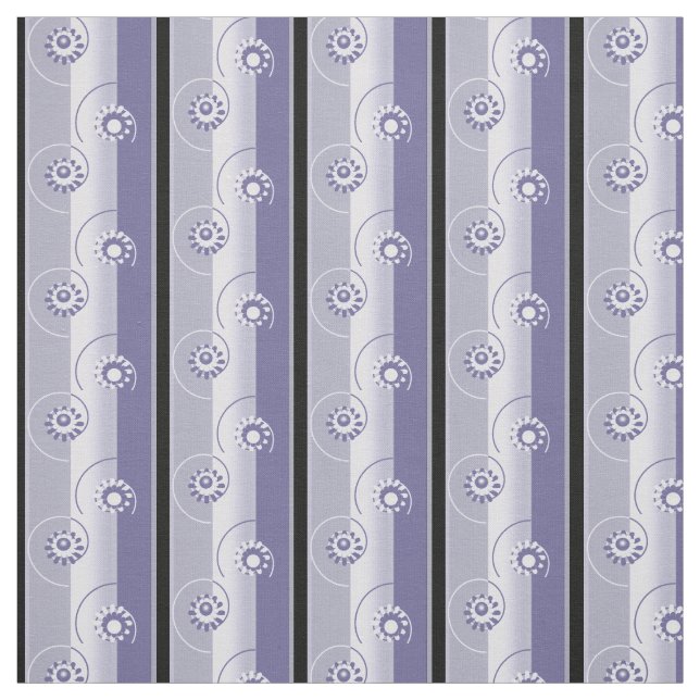 Lavender Grey Stripes Fabric (Swatch)