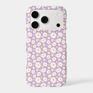 Lavender Hand Drawn Daisy Pattern