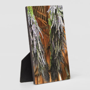 Lavender Hanging in a Barn Plaque